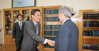 Ambassador of the Republic of Korea met with the President of University of Tehran