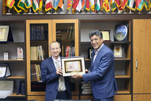 Rector of French University Foundation in Armenia visited University of Tehran