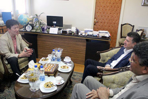 Professor of Hankuk University of Foreign Studies, Korea meets Vice President for International Affairs ,University of Tehran