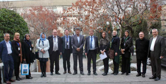 A high ranking Swedish delegation visited University of Tehran