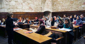 The academic visit of University of Tehran students to University of Salamanca, Spain