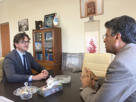 Director of International Relations of Ca’Foscari University of Venice, Italy met with Vice President for International Affairs, UT