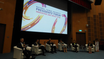 UT President attends the Presidents' Forum in National Taiwan University