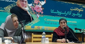 University of Tehran honored Polish orientalist Anna Krasnowolska