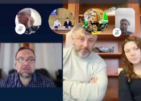 A virtual joint meeting between University of Tehran and Saint Petersburg University, Russia