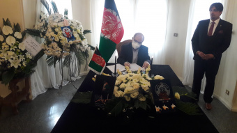 UT Vice President for International Affairs attends the Embassy of Afghanistan to express Sympathy with Kabul University