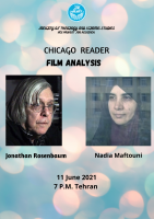 The Next Colloquium of FTIS: Nadia Maftouni and Jonathan Rosenbaum Talking on &quot;Film Analysis&quot;