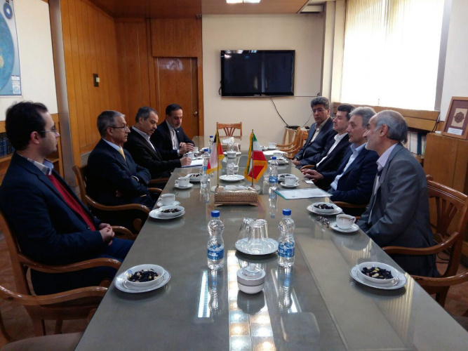 Dr. Jose Rodriguez P., the Rector of Universidad Andres Bello, Chile met with Prof. Nili Ahmadabadi, the President of University of Tehran