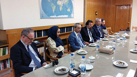 A high ranking delegation from La Sapienza University of Rome, (Italy) visited University of Tehran