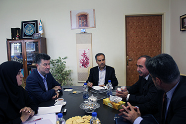 A delegation from Universidad de Salamanca, Spain met with Vice President for International Affairs, University of Tehran