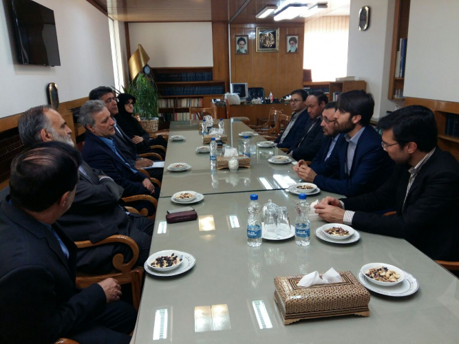 President of Ibn-e Sina University of Afghanistan met with President of University of Tehran