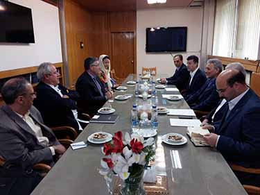 A hgih ranking delegation from  KEDGE (Business School), France visited University of Tehran