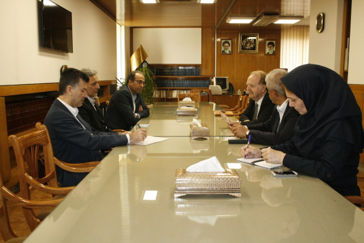 Prof. Mahmoud Nili Ahmadabadi, President of University of Tehran  met with Mr. Hervé Sabourin, Director of the Middle East Office of the AUF