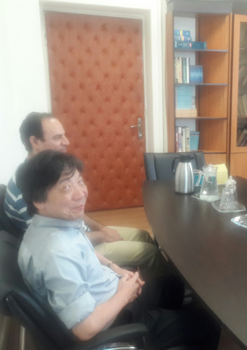 Professor of Tohoku University, Japan visited University of Tehran