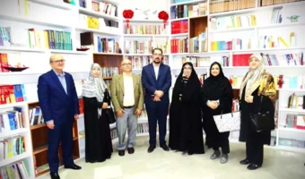بازدید معاون بین الملل دانشگاه تهران از موسسات بین المللی فعال در دانشکده زبان ها و ادبیات خارجی