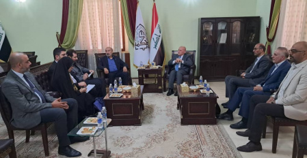 دیدار سرپرست دانشگاه  تهران با  رئیس بیت الحکمه عراق