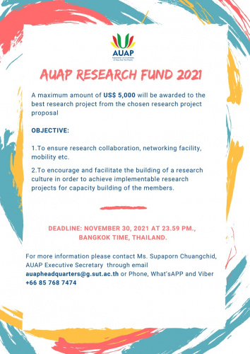 AUAP Research Fund ۲۰۲۱